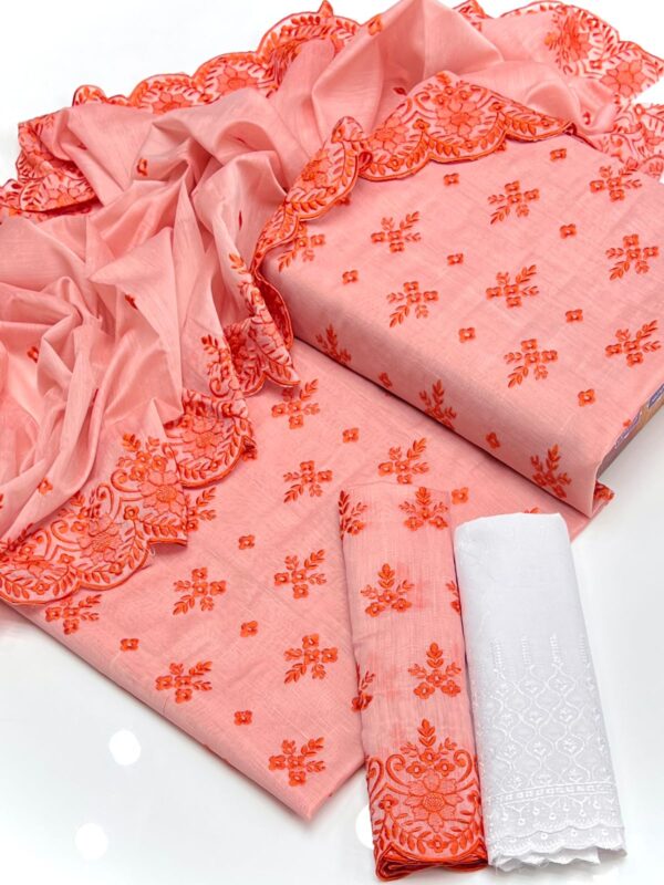 Unstitch Paper Cotton 3 PC Dress